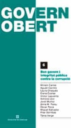 bon govern i integritat publica contra la corrupcio-9788439399643