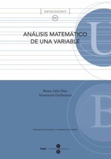 analisis matematico de una variable-9788447533343