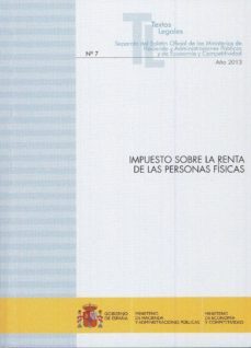 impuesto sobre la renta de las personas fisicas-ministerio de hacienda-9788447606443