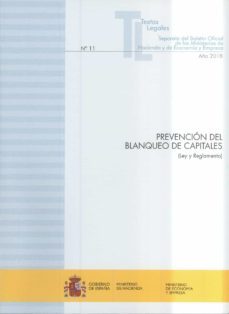 prevencion del blanqueo de capitales (ley y reglamento)-9788447609543