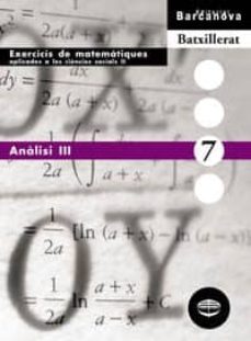 analisi iii  (cataluña)-9788448915643