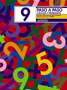 paso a paso 9. calculo y problemas: division-andrea pastor-francisco ruiz casado-9788466713443