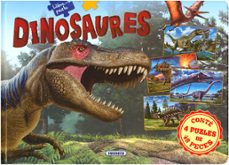 dinosaures: llibre-puzle 48 peces-9788467777543