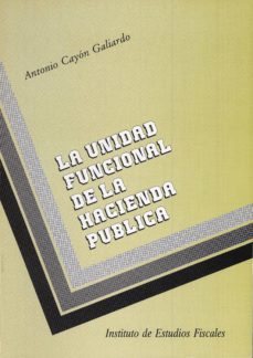 unidad funcional de la hacienda publica, la-9788471967343