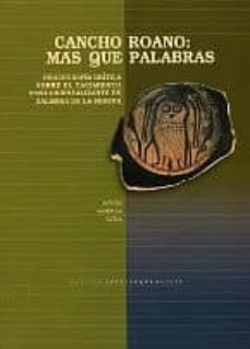 cancho roano: mas que palabras-javier jimenez avila-9788477962243