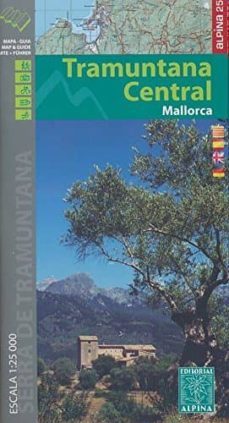 mapa y guia excursionista mallorca tramuntana central-9788480905343