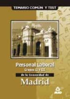 personal laboral grupo ii y iii (mad)-9788483115343