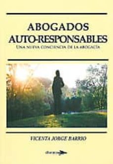 abogados auto-responsables-vicenta jorge barrio-9788494040443