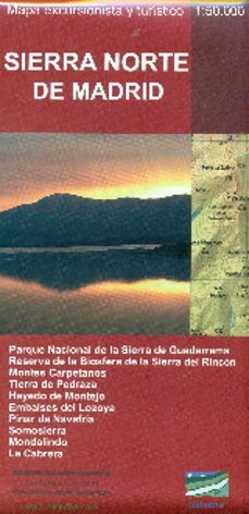 sierra norte de madrid. mapa excursionista y turistico 1:50.000-9788494347443