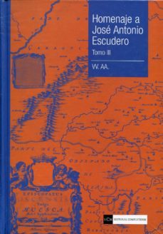 homenaje a jose antonio escudero. tomo iii-9788499380643