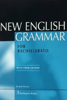 new english grammar for bachillerato (incluye cd-rom)-jean rowan-9789963471843