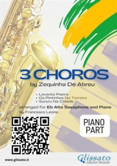 piano part "3 choros" by zequinha de abreu for alto saxophone and piano (ebook)-9791221307443