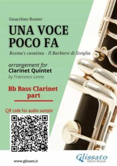 bb bass clarinet  part of "una voce poco fa" for clarinet quintet (ebook)-9791221379143