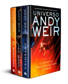 universo andy weir (edicion estuche con: el marciano; proyecto hail mary;  artemisa)-andy weir-9791387652043