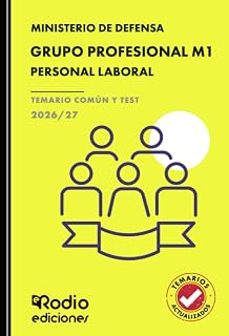 grupo profesional m1. personal laboral.  ministerio de defensa. t emario común y test. 2026/27-ediciones rodio-9791387943943