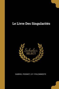 le livre des singularites-9780270872453