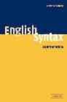 english syntax: an introduction-9780521542753