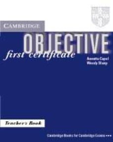 objective: first certificate: teacher s book-annette capel-wendy sharp-9780521625753