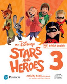 my disney stars and heroes british edition level 3 activity book with eb-9781292417653