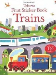 first sticker book trains-9781409551553