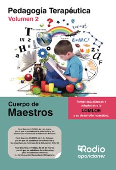 cuerpo de maestros. pedagogia terapeutica. volumen 2. lomloe (ebook)-9781524396053