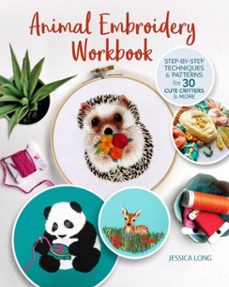 animal embroidery workbook (ebook)-jessica long-9781607658153