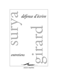 defense decrire (ebook)-michel surya-mathilde girard-9782350881553