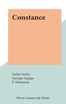constance (ebook)-sacha guitry-9782402318853