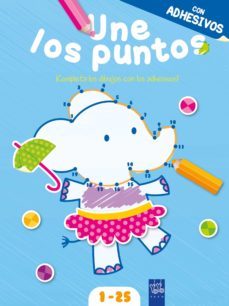 une los puntos con adhesivos. azul-9788408148753
