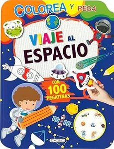 viaje al espacio. colorea y pega-9788410690653