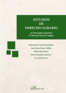 estudios de derecho agrario-nuria martinez sanchez-9788413245553