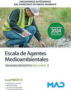 escala de agentes medioambientales. temario especifico (vol. 2) organismos autonomos del ministerio de medio ambiente-9788414280553