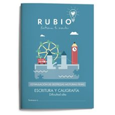 rubio entrena tu mente: escritura y caligrafia (dificultad alta)-9788416744053