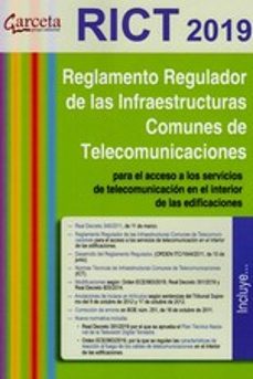 reglamento regulador de las infraestructuras comunes de telecomunicaciones (3ª edicion)-9788417289553