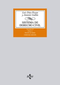 sistema de derecho civil (vol. iv - tomo 1): derecho de familia (11º ed.)-luis diez picazo y ponce de leon-antonio gullon ballesteros-9788430955053