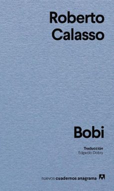 bobi (ebook)-roberto calasso-9788433950253