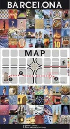 barcelona mapa ingles-john lafond-9788460655053