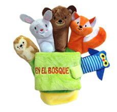 en el bosque (libro guante con títeres de dedo)-francesca ferri-9788468369853