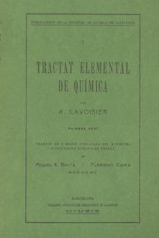 tractat elemental de quimica edicio facsimil-antoine laurent de lavoisier-9788472831353