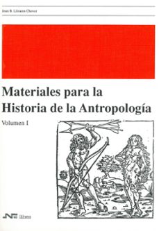 materiales para la historia de la antropologia (t. 1)-juan bautista llinares chover-9788476422953