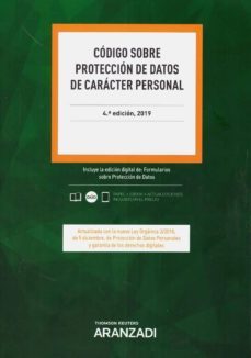 codigo sobre proteccion de datos de caracter personal-9788491970453