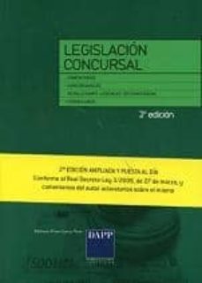 legislacion concursal: comentarios, concordancias, resoluciones j udiciales-ildefonso prieto garcia nieto-9788492507153