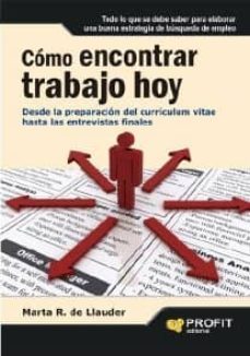 como encontrar trabajo hoy (ebook)-marta rodriguez de llauder-9788492956753