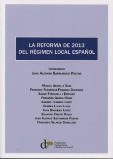 la reforma de 2013 del regimen local español-juan alfonso santamaria pastor-9788493914653