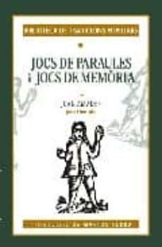 jocs de paraules i jocs de memoria-joan amades-9788495559753