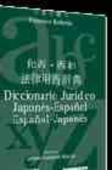 diccionario juridico japones-español español-japones-9788497674553