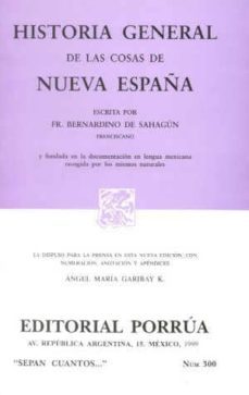 hstoria general de las cosas de nueva españa-fray b. sahagun-9789684322653