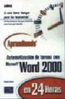 automatizacion de tareas con mcs word 2000-pamela palmer-9789684445253