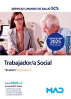 trabajador/a social del servicio canario de salud. temario volume n 2-9791370280253