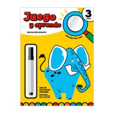 juego y aprendo 3 años - con lupa y rotulador borrable-9791387627553